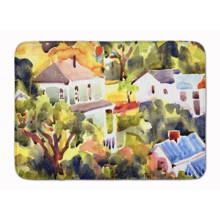 Carolines Treasures Houses Machine Washable Memory Foam Mat 6046RUG